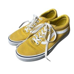 Vans golden yellow old skool sk8 low top vans 9.5